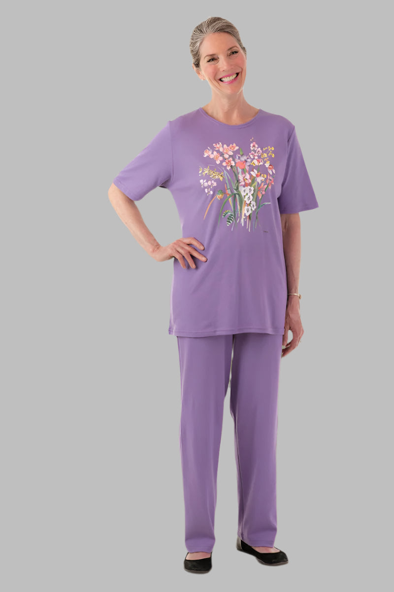 Printed Wrap Back T-Shirt for women by Buck & Buck, and available in different sizes. This tops item is part of our t-shirts collection.