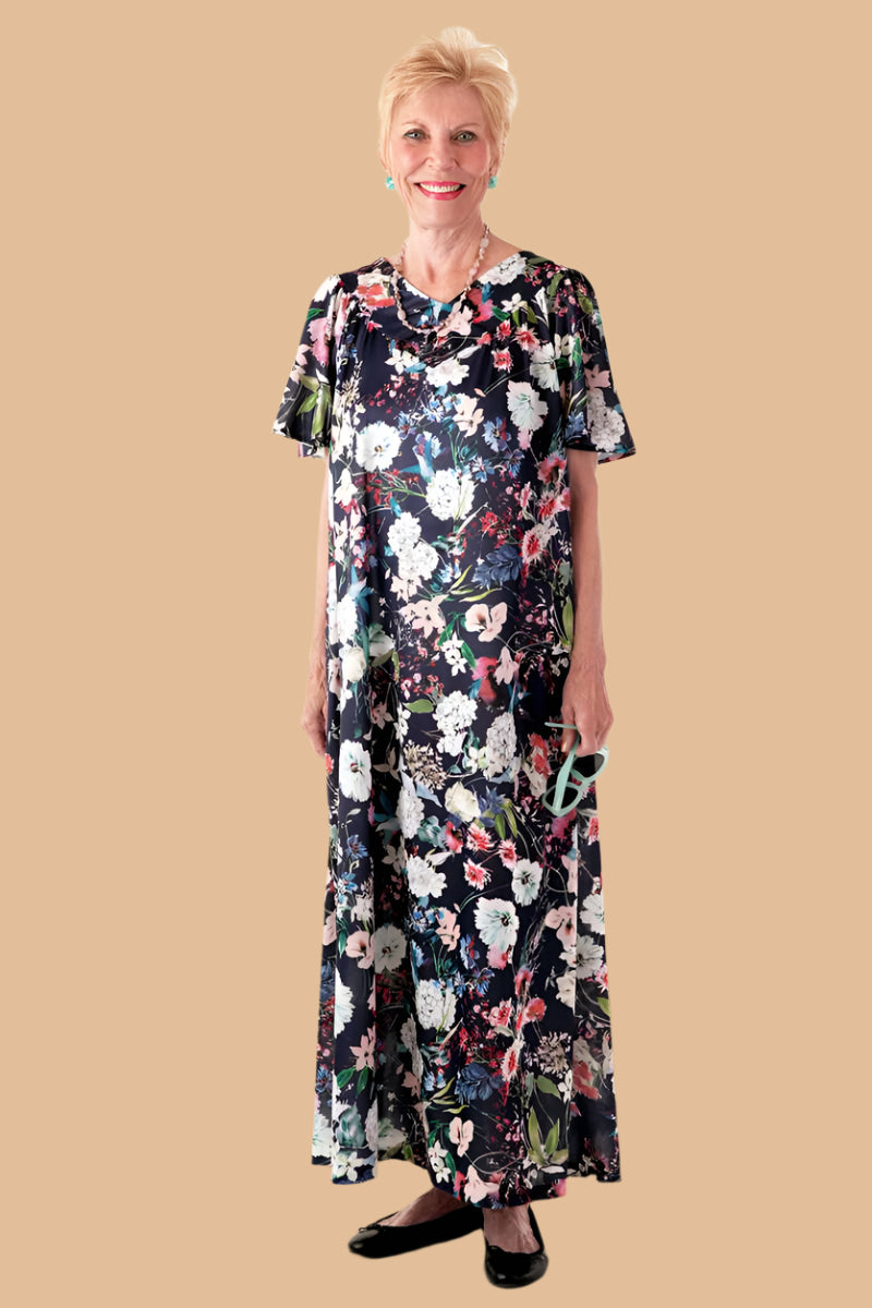 Long Polyester Muu Muu for women by Buck & Buck in Navy, and available in different sizes. This dresses & skirts item is part of our dresses collection.
