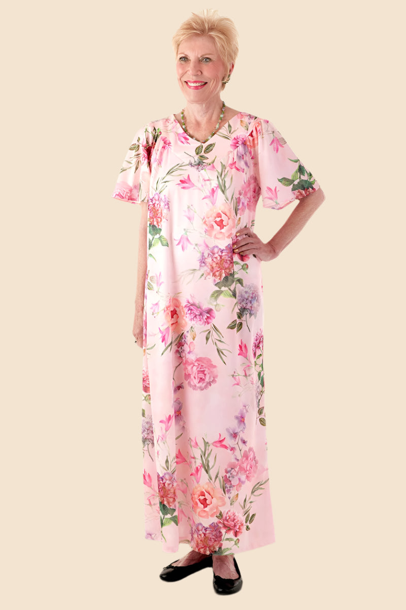 Long Polyester Nightgown for women by Buck & Buck, and available in different sizes. This sleepwear item is part of our nightgowns collection.