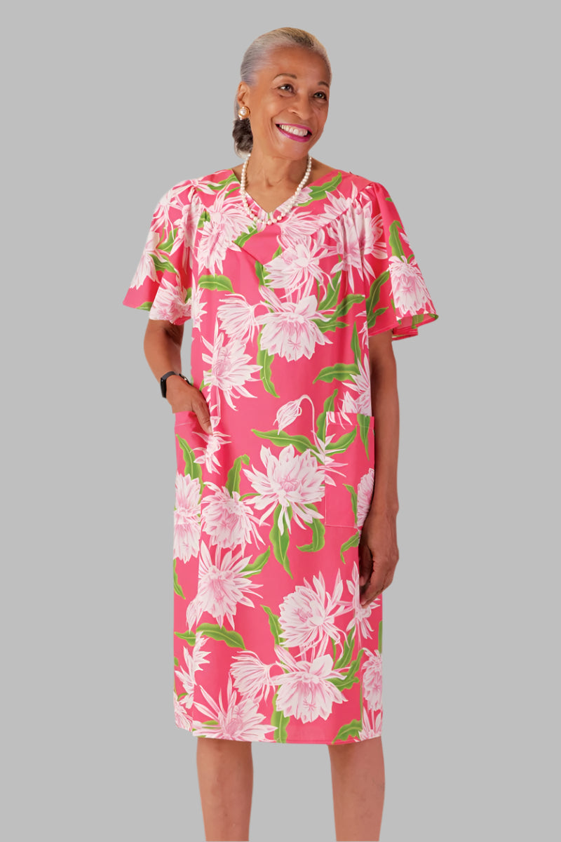Hawaiian Print Muu Muu for women by Buck & Buck in Red, and available in different sizes. This dresses & skirts item is part of our dresses collection.