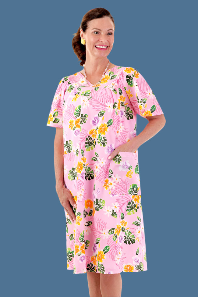 Hawaiian Print Muu Muu for women by Buck & Buck in Red, and available in different sizes. This dresses & skirts item is part of our dresses collection.