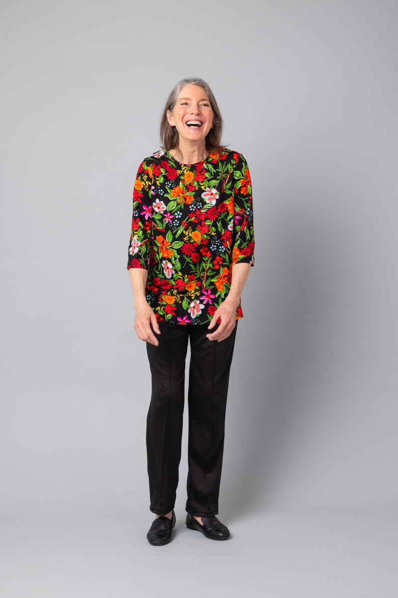 Poly Wrap Back Round Neck Blouse for women by Buck & Buck, and available in different sizes. This tops item is part of our blouses collection.