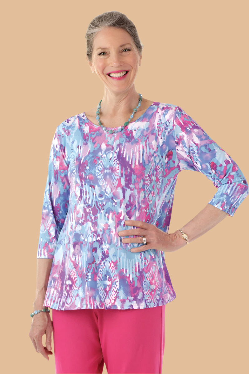 Poly Flared Tunic for women by Buck & Buck, and available in different sizes. This tops item is part of our tunics collection.