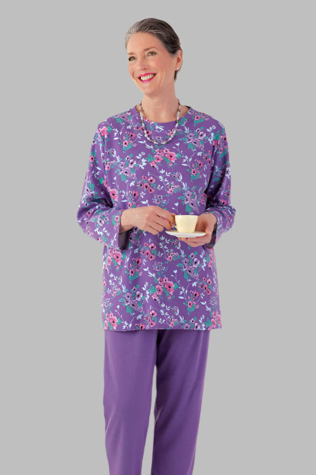 Long Sleeve Wrap Back Printed Knit Top for women by Buck & Buck, and available in different sizes. This tops item is part of our tunics collection.