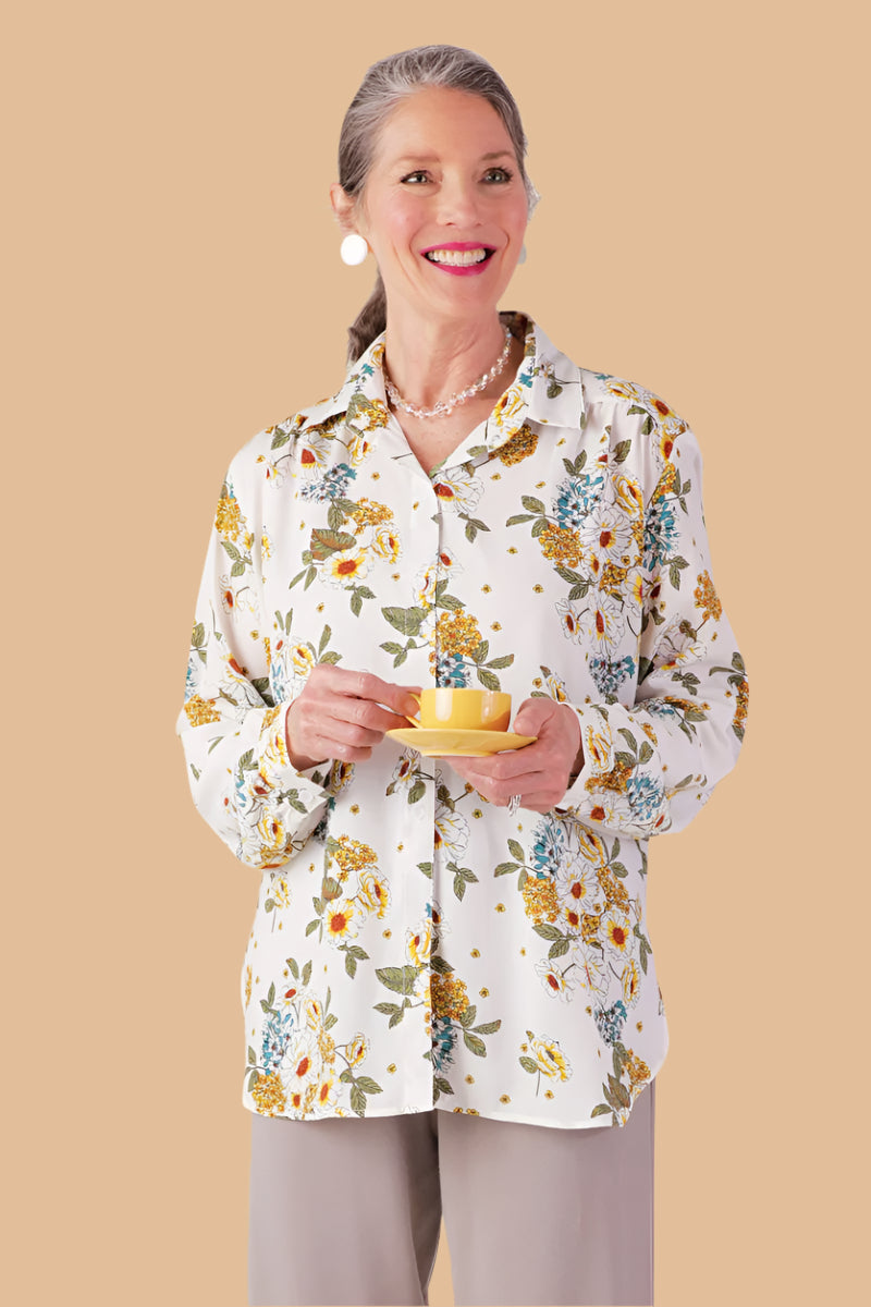 Polyester Roll Sleeve Blouse for women by Buck & Buck in Pink, and available in different sizes. This tops item is part of our blouses collection.