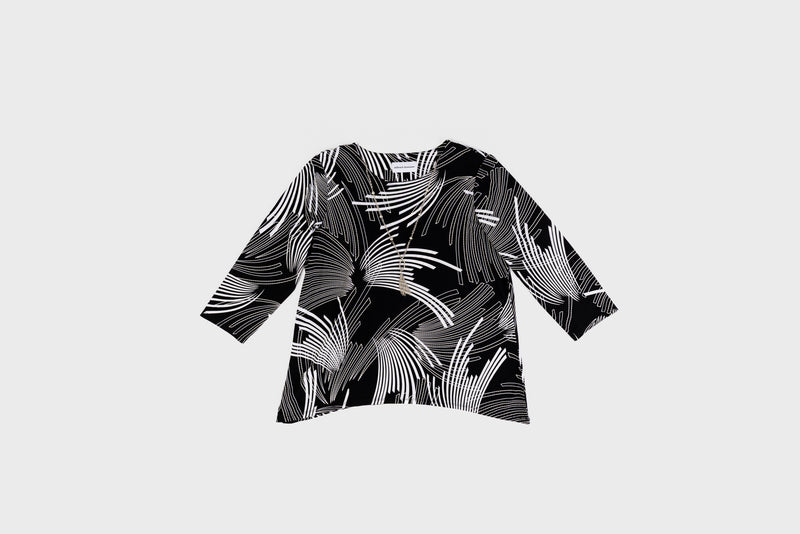 Women’s Detail Easy Fit Top by Alfred Dunner in Black, and available in different sizes. This top item is part of our blouses collection.