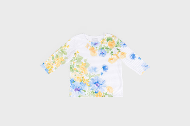 Women’s Detail Easy Fit Top by Alfred Dunner in Yellow, and available in different sizes. This top item is part of our blouses collection.