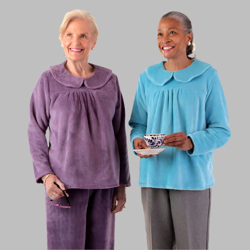 So-Soft Wrap Back Top for women by Buck & Buck in Turquoise, and available in different sizes. This tops item is part of our blouses collection.