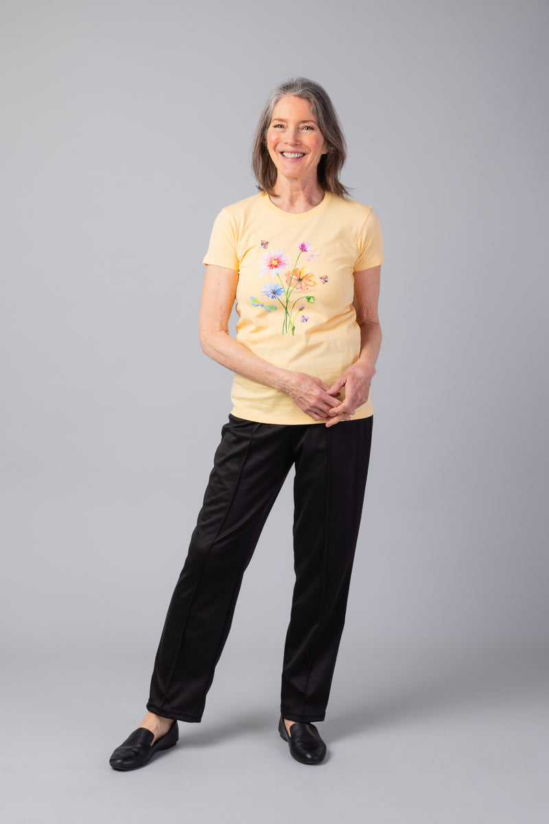 Women's Printed T-Shirt by Buck & Buck, and available in different sizes. This tops item is part of our t-shirts collection.