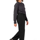 Women's Side Zip Knit Pants by Buck & Buck in Black, and available in different sizes. This bottoms item is part of our trousers collection.