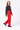 Women's Side-Zip Knit Pants by Buck & Buck in red, and available in different sizes. This bottoms item is part of our pants collection.