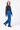 Women's Side-Zip Knit Pants by Buck & Buck in royal, and available in different sizes. This bottoms item is part of our pants collection.