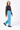 Women's Side-Zip Knit Pants by Buck & Buck in Turquoise, and available in different sizes. This bottoms item is part of our pants collection.