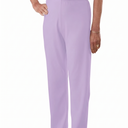 Women's Cotton/Poly Knit Pants by Buck & Buck in lilac, and available in different sizes. This bottoms item is part of our trousers collection.