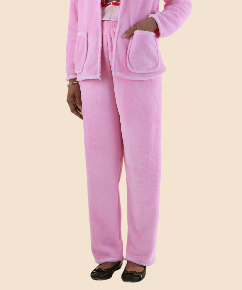 Women's So-Soft Pull-On Pants by Buck & Buck in Pink, and available in different sizes. This bottoms item is part of our loungewear bottoms collection.