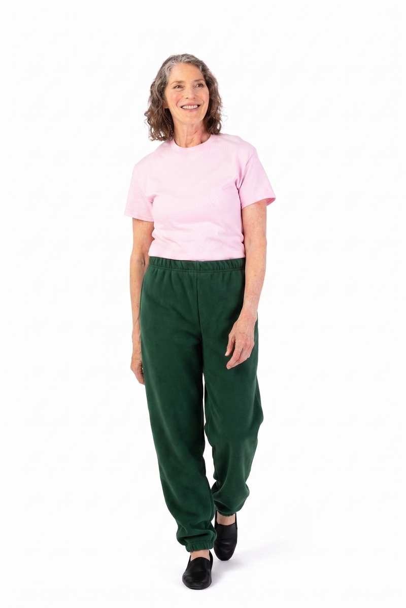 Women's Basic Sweatpants by Jerzees in green, and available in different sizes. This bottoms item is part of our sweatpants collection.