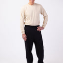 Men's Basic Sweatpants by Jerzees in Black, and available in different sizes. This bottoms item is part of our sweatpants collection.