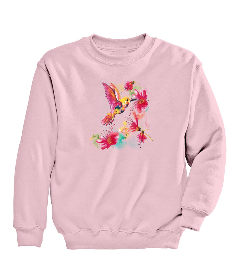 Women's Printed Sweat Top by Buck & Buck in Pink, and available in different sizes. This tops item is part of our sweatshirts collection.