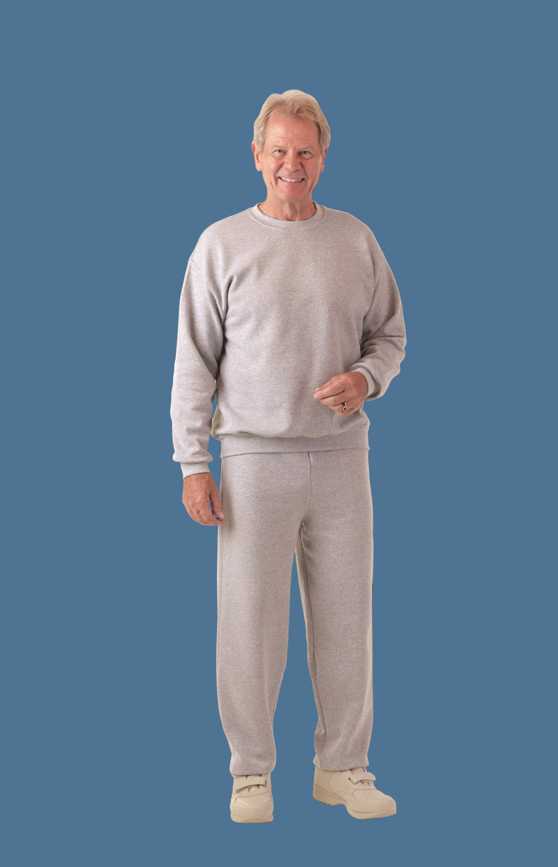 Men's Basic Sweatsuit by Buck & Buck, and available only in a one-size option. This bundles item is part of our outfit sets collection.