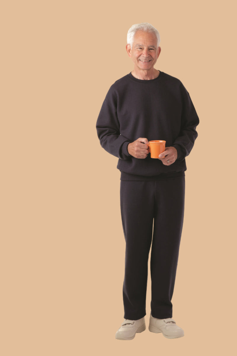 Men's Basic Sweatsuit by Buck & Buck, and available only in a one-size option. This bundles item is part of our outfit sets collection.