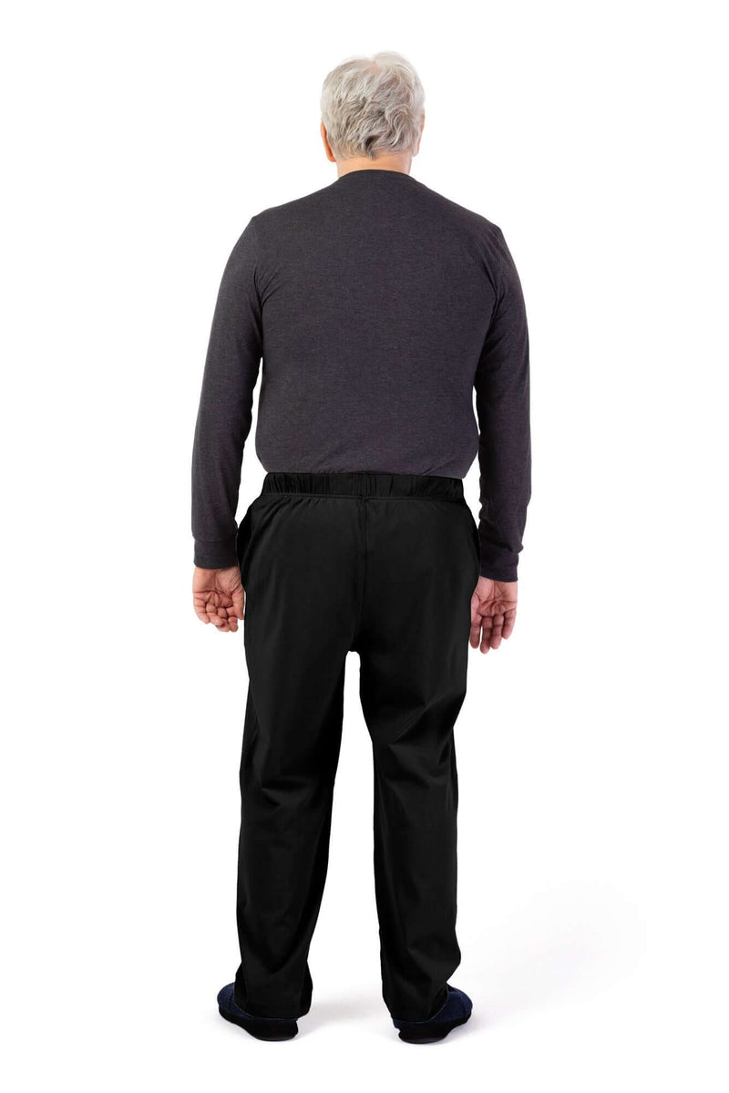 Men's Knit Pants by Buck & Buck in Black, and available in different sizes. This bottoms item is part of our trousers collection.