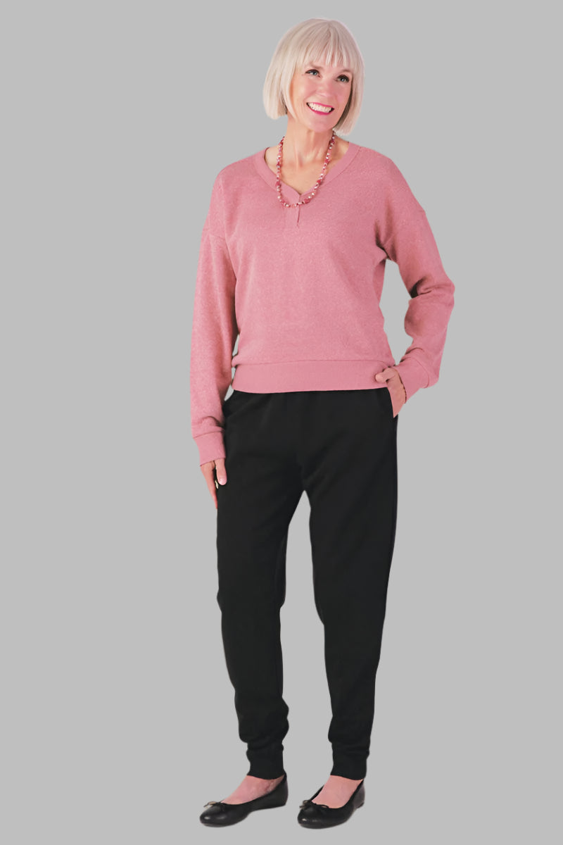 Women's Light Weight Joggers by Buck & Buck in Black, and available in different sizes. This bottoms item is part of our joggers collection.