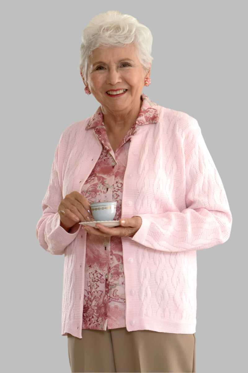 Cardigan Sweater Without Pockets for women by Buck & Buck in White, and available in different sizes. This tops item is part of our cardigans collection.