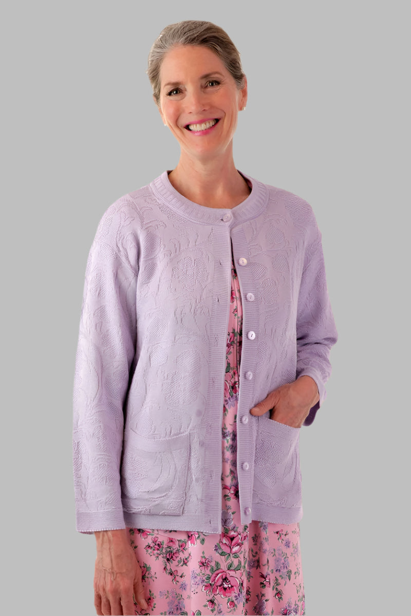 Cardigan Sweater With Pockets for women by Buck & Buck in Pink, and available in different sizes. This tops item is part of our cardigans collection.