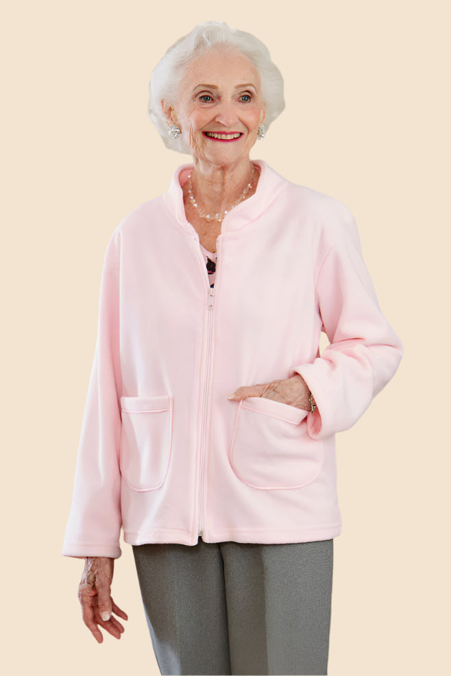 Polar Fleece Sweater for women by Buck & Buck in Pink, and available in different sizes. This tops item is part of our sweaters collection.