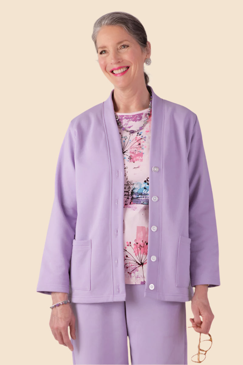 V-Neck Fleece Cardigan for women by Buck & Buck in Pink, and available in different sizes. This tops item is part of our cardigans collection.