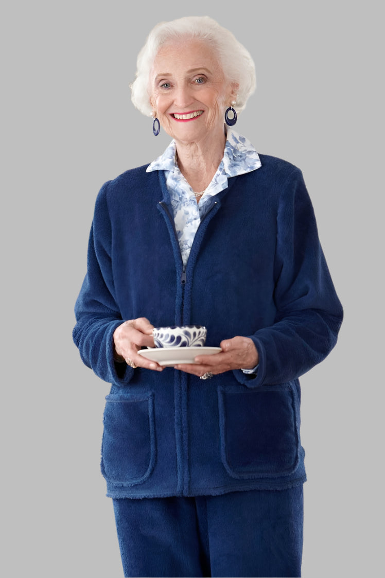 So-Soft Cardigan for women by Buck & Buck in Navy, and available in different sizes. This tops item is part of our cardigans collection.