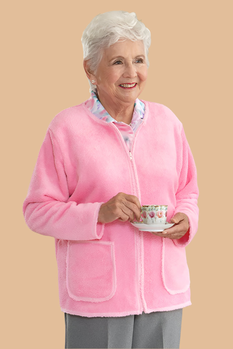 So-Soft Cardigan for women by Buck & Buck in Pink, and available in different sizes. This tops item is part of our cardigans collection.