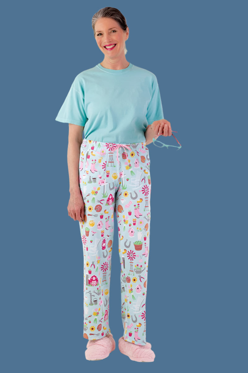 Women's Jersey Knit PJ Pants by Buck & Buck, and available in different sizes. This sleepwear item is part of our pajamas collection.