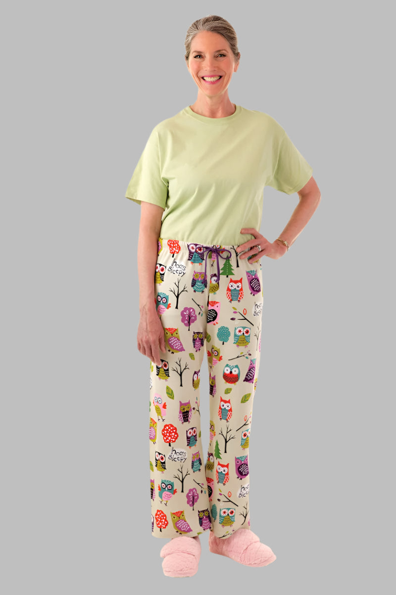 Women's Jersey Knit PJ Pants by Buck & Buck in Pink, and available in different sizes. This sleepwear item is part of our pajamas collection.