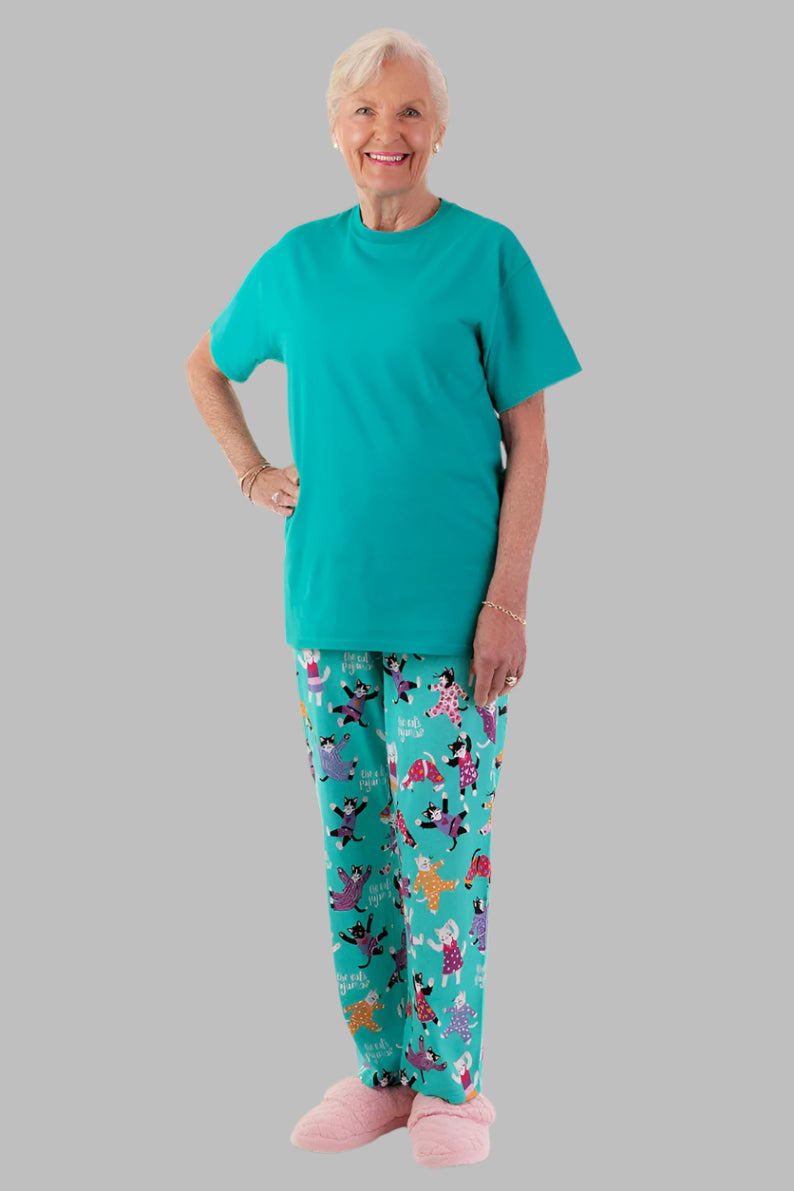 Women's Jersey Knit PJ Pants by Buck & Buck, and available in different sizes. This sleepwear item is part of our pajamas collection.