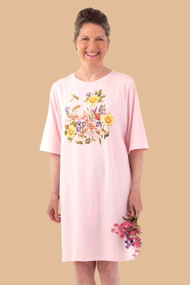 Printed Knit Nightshirt for women by Buck & Buck in Pink, and available in different sizes. This sleepwear item is part of our nightgowns collection.
