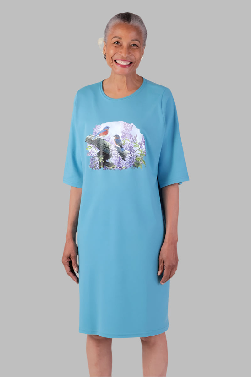 Printed Knit Nightshirt for women by Buck & Buck, and available in different sizes. This sleepwear item is part of our nightgowns collection.