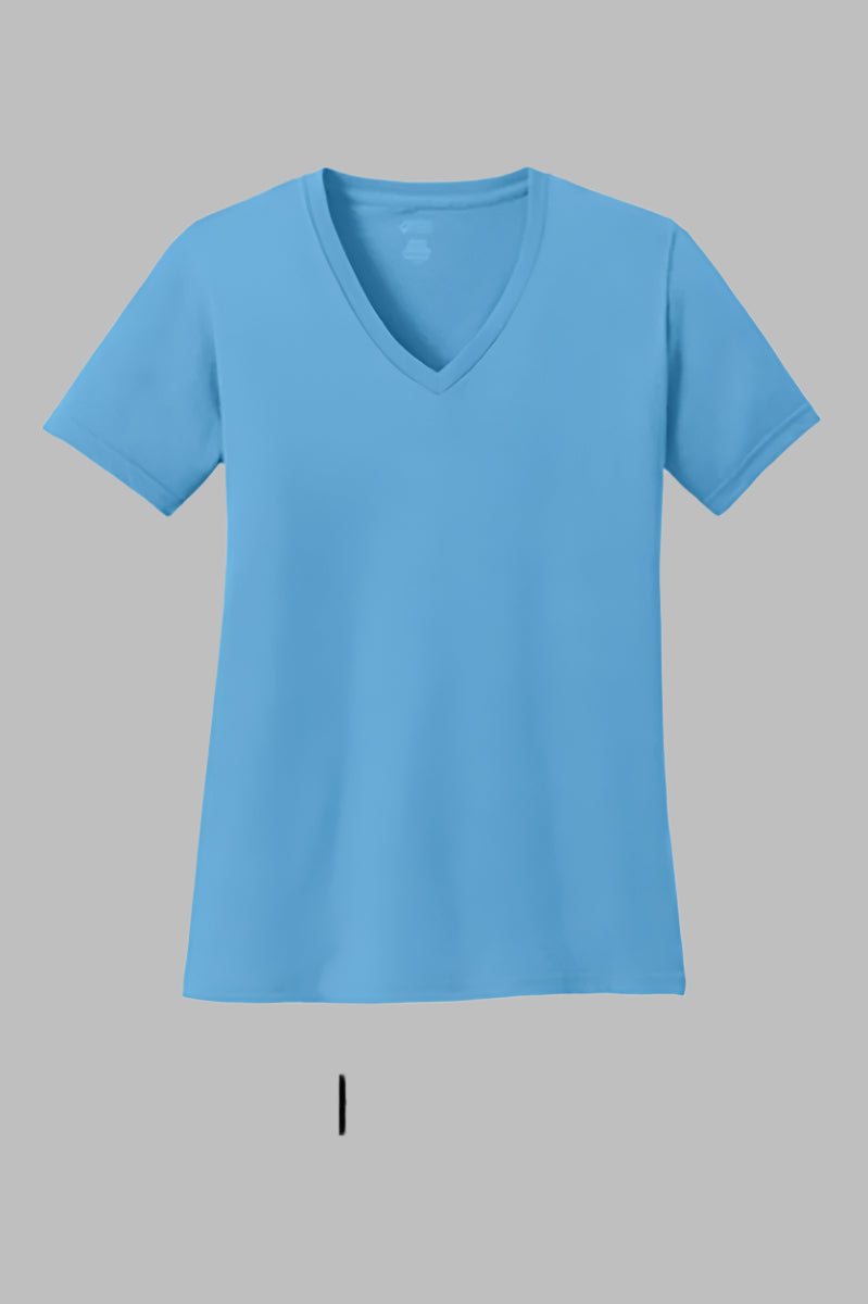 V-Neck T-Shirt for women by Buck & Buck in Blue, and available in different sizes. This tops item is part of our t-shirts collection.
