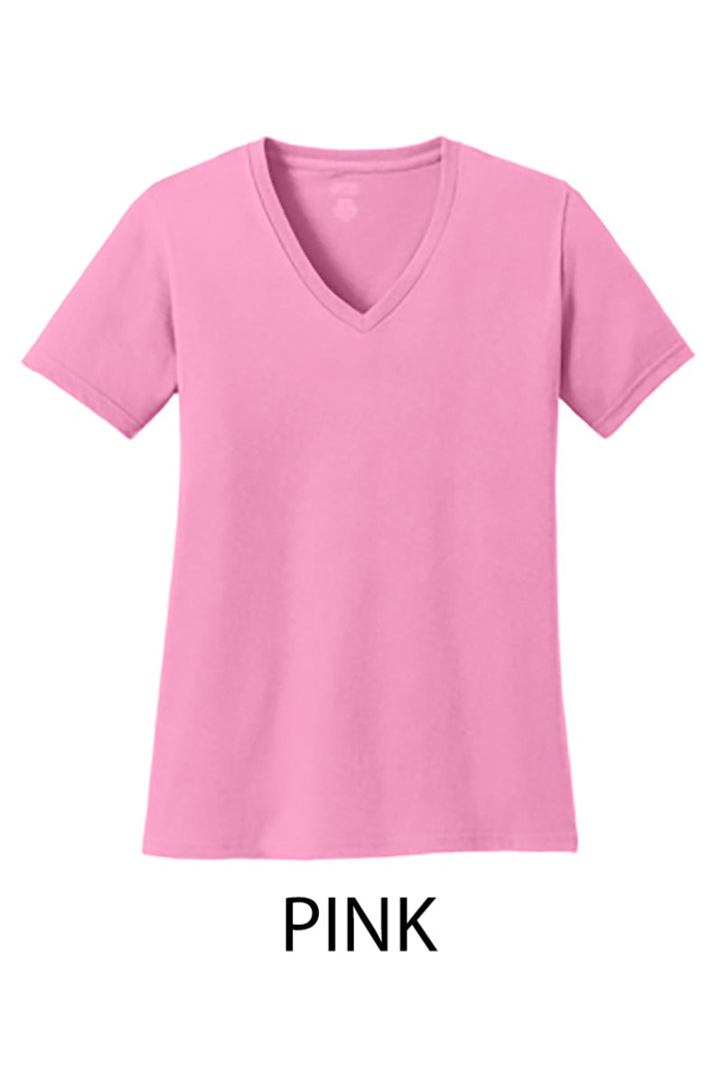V-Neck T-Shirt for women by Buck & Buck in Pink, and available in different sizes. This tops item is part of our t-shirts collection.