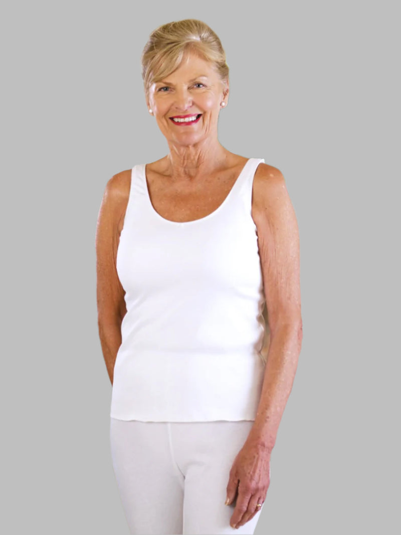 Support Vest for women by Buck & Buck in White, and available in different sizes. This undergarments item is part of our bra accessories collection.