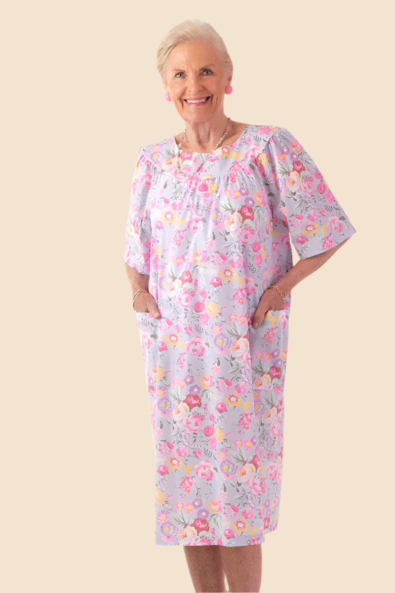 Round Neck Snap Back Muu Muu for women by Buck & Buck in Pink, and available in different sizes. This dresses & skirts item is part of our dresses collection.