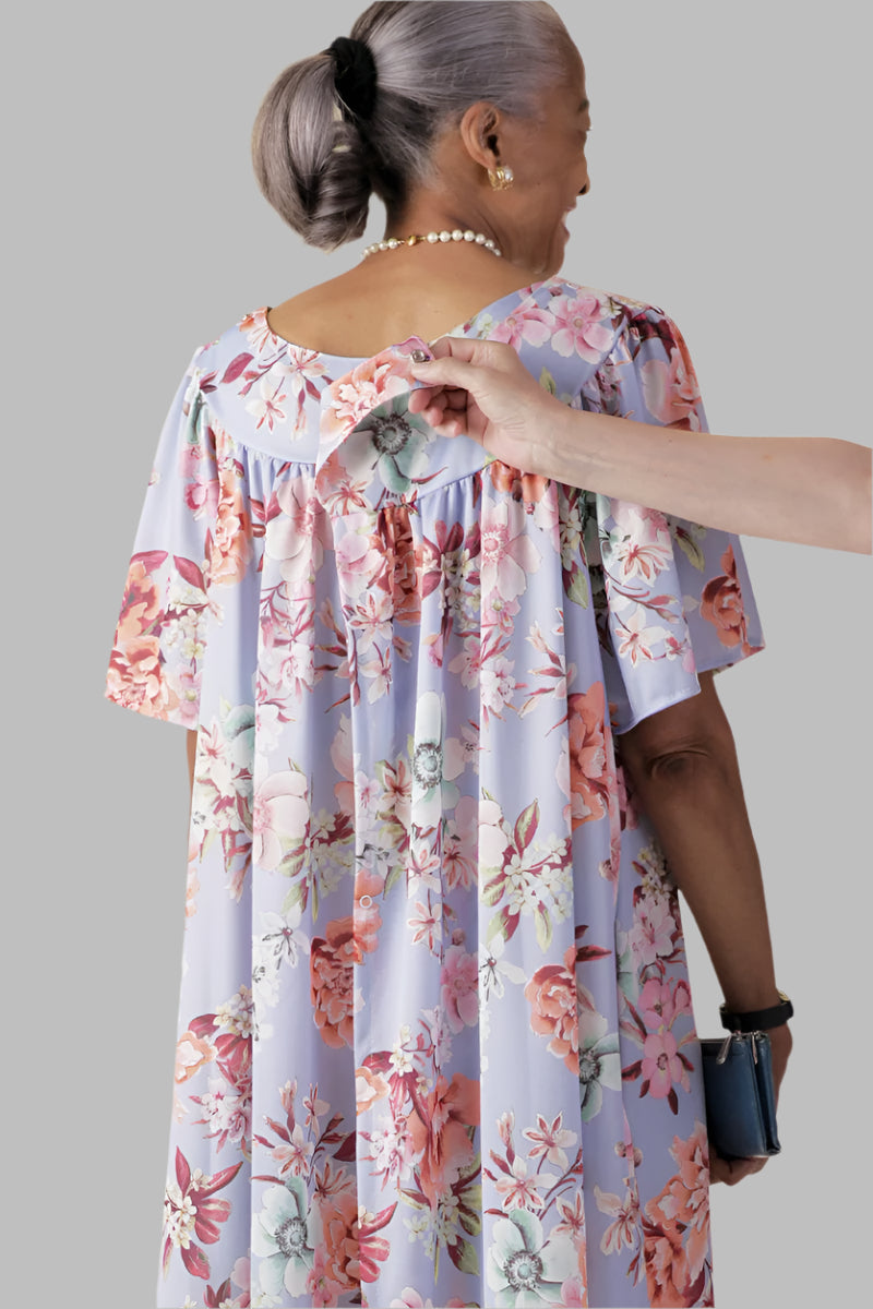 Long Wrap Back Muu Muu for women by Buck & Buck in Beige, and available in different sizes. This dresses & skirts item is part of our dresses collection.