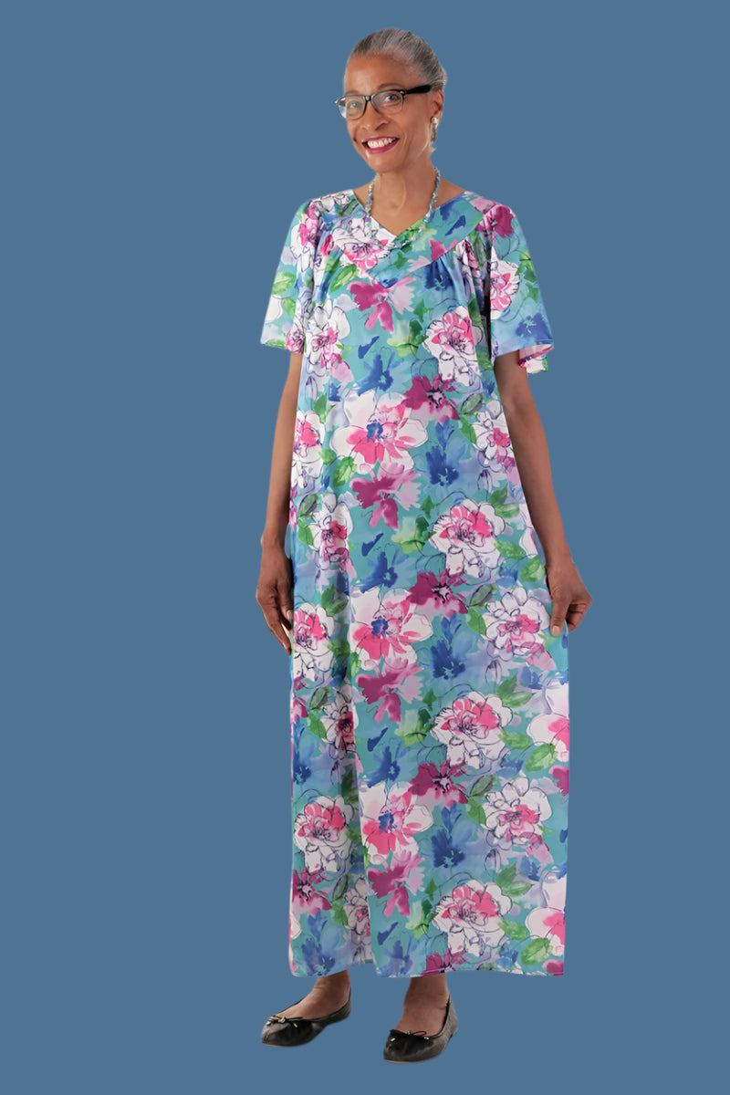 Long Wrap Back Muu Muu for women by Buck & Buck, and available in different sizes. This dresses & skirts item is part of our dresses collection.