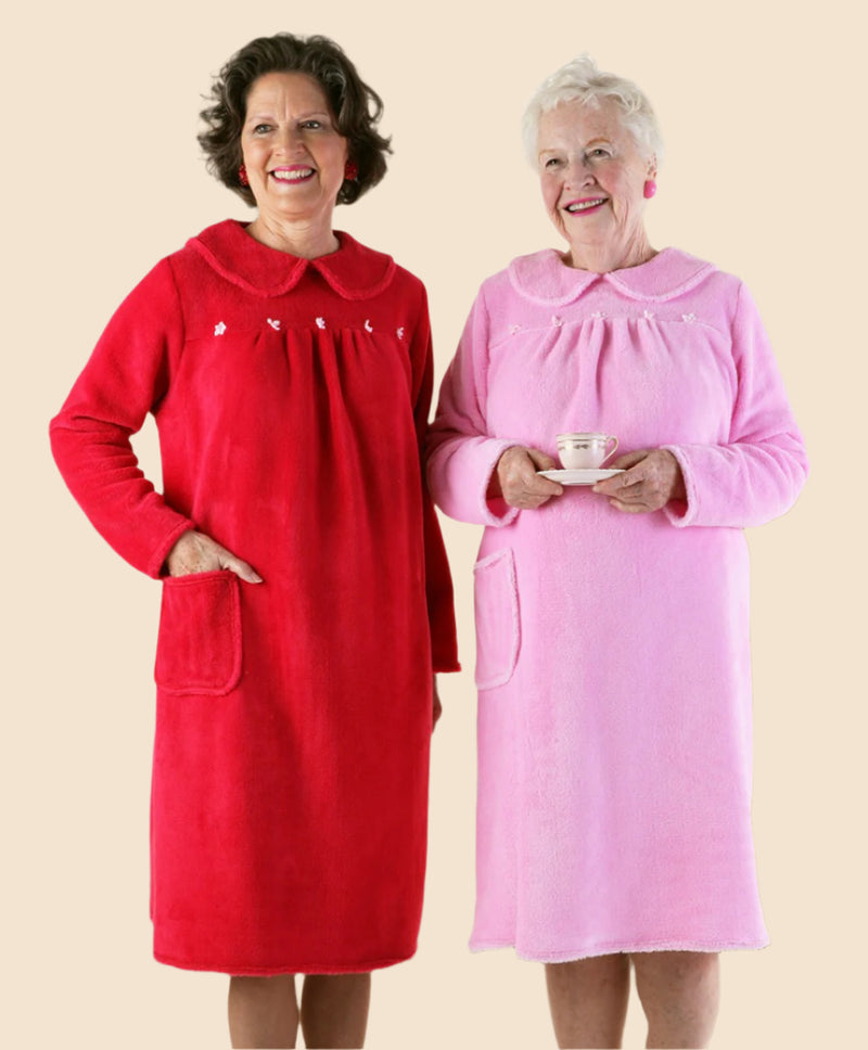 So-Soft Snap Back Dress for women by Buck & Buck in Pink, and available in different sizes. This dresses & skirts item is part of our nightgowns collection.