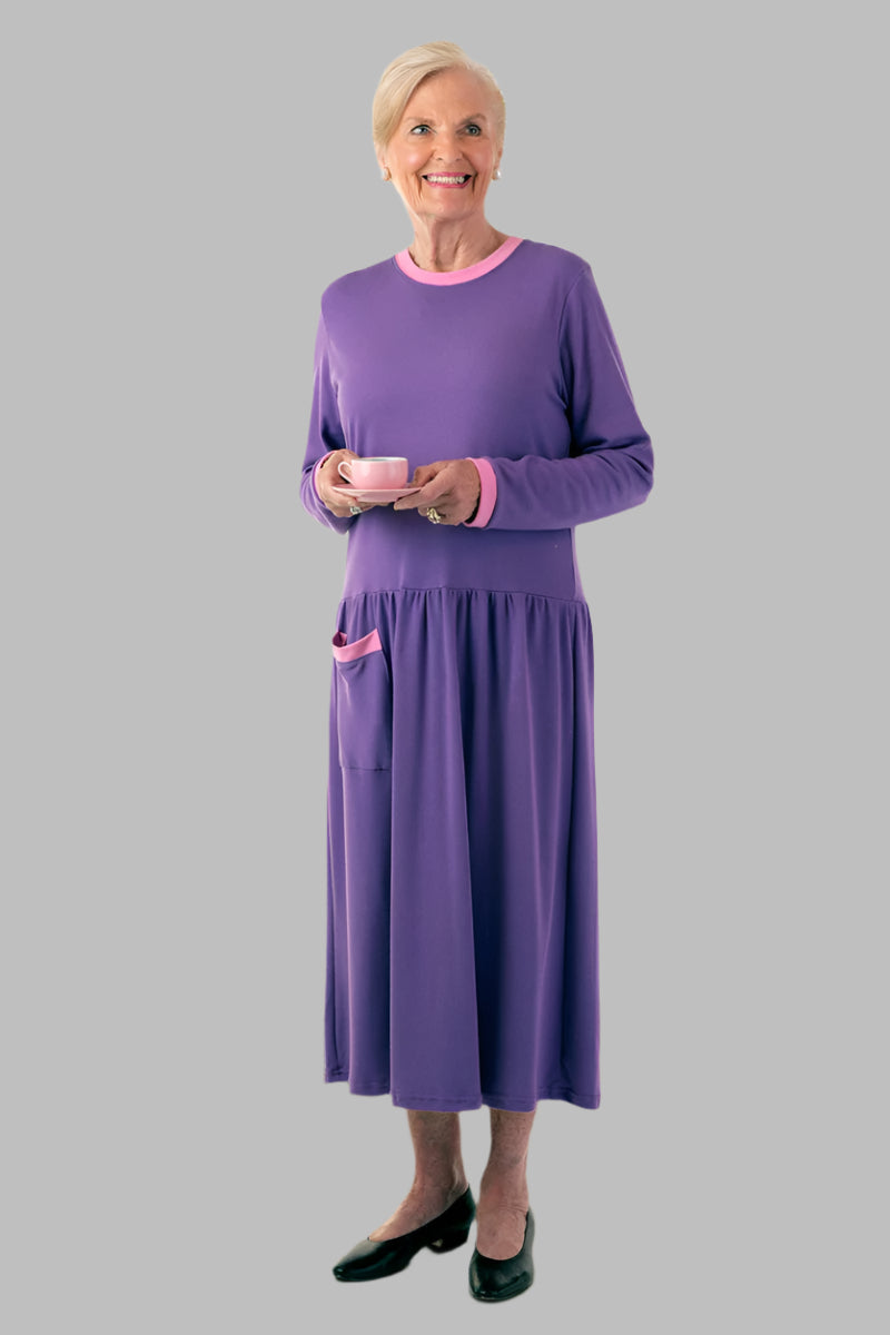 Long Sleeve Solid Knit Snap Back Dress for women by Buck & Buck, and available in different sizes. This dresses & skirts item is part of our dresses collection.