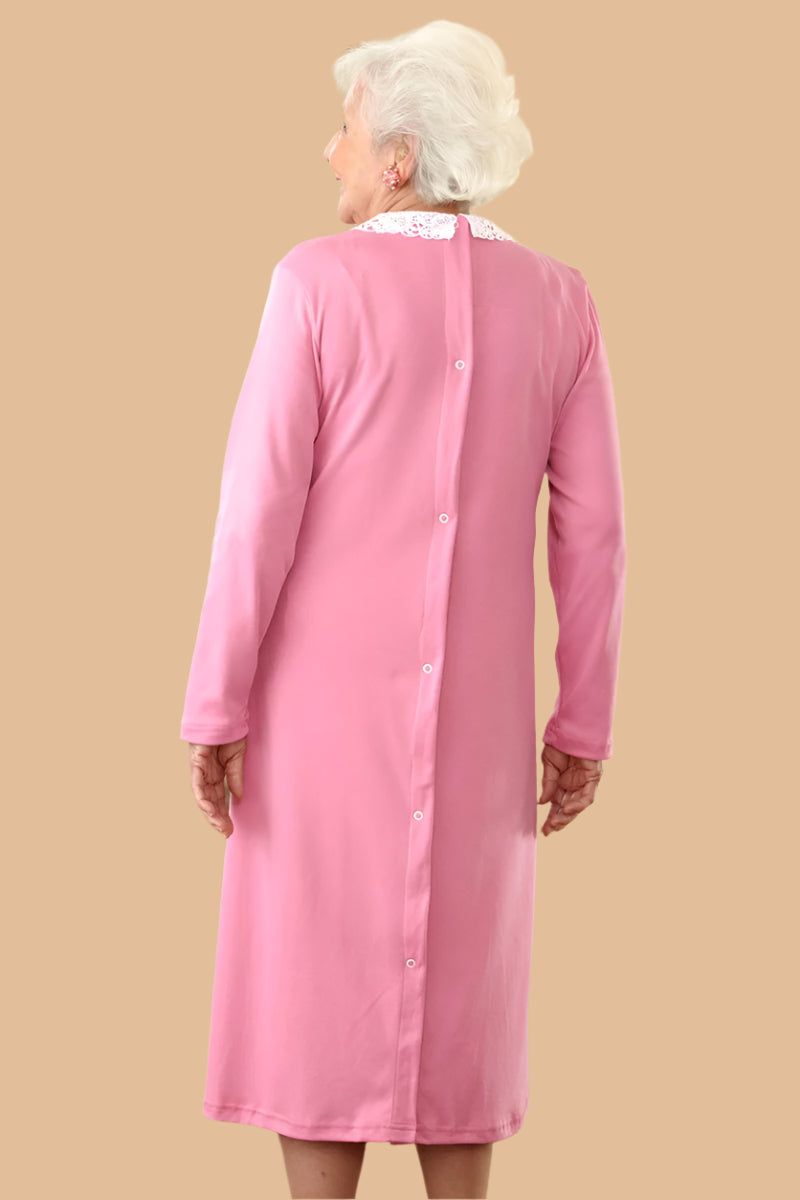 Lace Collar Knit Snap Back Dress for women by Buck & Buck, and available in different sizes. This dresses & skirts item is part of our dresses collection.