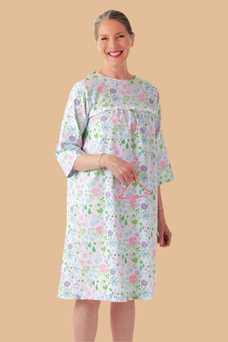 Flannel Open Back Nightgown for women by Buck & Buck in Pink, and available in different sizes. This sleepwear item is part of our nightgowns collection.