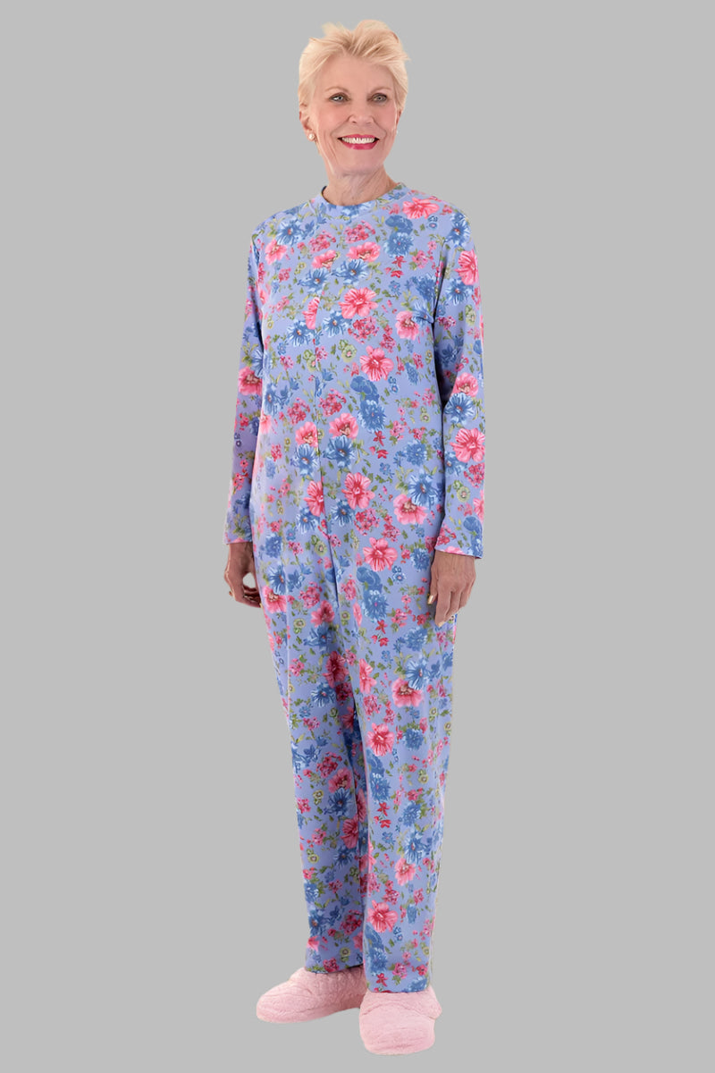 Long Printed Back-Zip Sleep Suit for women by Buck & Buck, and available in different sizes. This one-piece garments item is part of our sleepwear & loungewear collection.