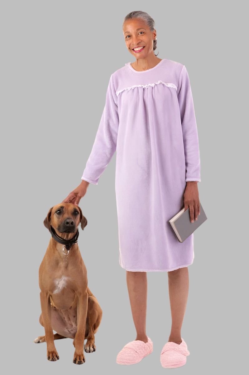 So-Soft Open Back Nightgown for women by Buck & Buck in Pink, and available in different sizes. This sleepwear item is part of our nightgowns collection.