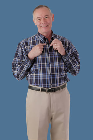 Long Sleeve Sport Shirt With VELCRO® Fasteners